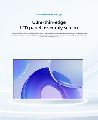 Indoor Lcd Splicing Screen Video Wall Advertising Display  LCD Advertising Screens  Ips Panel  Conferences Subway Shoppingmall