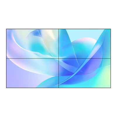 Wall Mount 55-Inch Indoor HD Video Wall Display 2x2/2x3/3x3 Narrow LCD Bezel 1.7mm Multi-Panel Splicing Screen