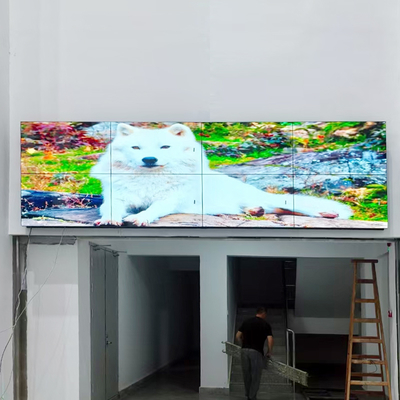 Professional 46 Inch Seamless LCD Splicing Wall Screen 1.7mm Bezel for Projects