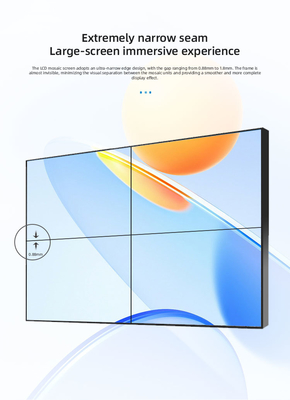 BOE LG Model Bezel  55inch Indoor Lcd Splicing Screen LCD Video Wall Display Screen Seam 0.88mm for Shopping Center Monitoring