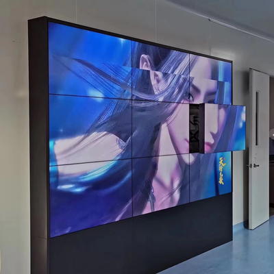 65 75 85inch ultra Narrow Bezel  LCD Video Wall Lcd Splicing Screen Lcd Panel with BOE CSOT, LG Screen Subway,airport,shopmall