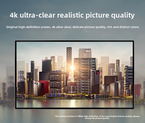 55inch Ultra-Thin Invisible LCD Digital Signage 4K Advertising Video Player Displayer SDK Wall-Mounted Intelligent Motherland