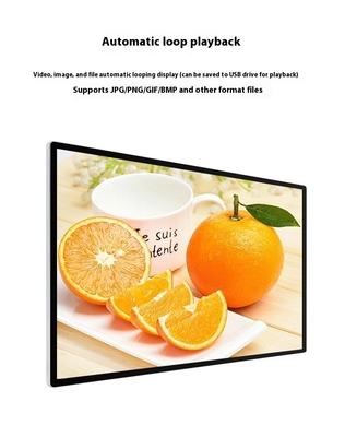 55inch Ultra-Thin Invisible LCD Digital Signage 4K Advertising Video Player Displayer SDK Wall-Mounted Intelligent Motherland