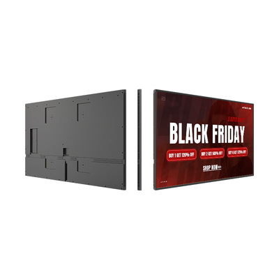 55inch Ultra-Thin Invisible LCD Digital Signage 4K Advertising Video Player Displayer SDK Wall-Mounted Intelligent Motherland