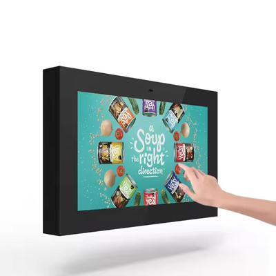 High Brightness Waterproof Lightning-Proof Outdoor Wall-Mounted Advertising Machine Sunscreen LCD Display for Outdoor Ads
