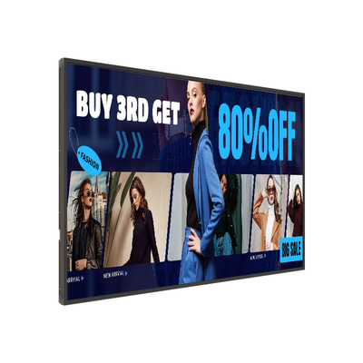 Ultra Thin 43Inch Wall Mounted Digital Signage Advertising Player Factory's Intelligent Motherboard Indoor Elevator 1 Year CMS