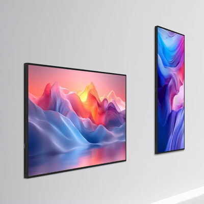 43/55 Ultra-Thin Invisible Digital Signage 4K Advertising Video Player Displayer SDK Wall-Mounted Intelligent Motherland