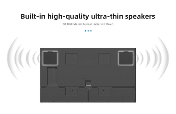 43/55 Ultra-Thin Invisible Digital Signage 4K Advertising Video Player Displayer SDK Wall-Mounted Intelligent Motherland