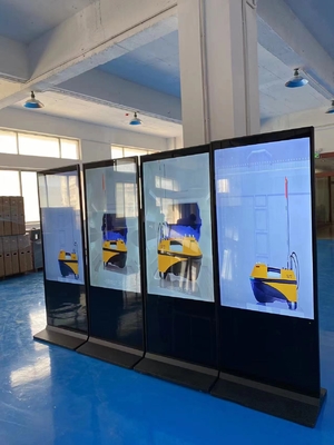 65'' Ultra-Thin Bezel HD LCD Advertising Machine Anti-Explosion Vertical LCD Advertising Player   Digital Signage