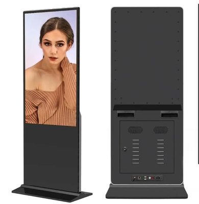 Free CMS Interactive Touch 43/49/55 Inch LCD Indoor Totem Kiosk IP65 Rating Advertising Player High Visibility for Indoor Use