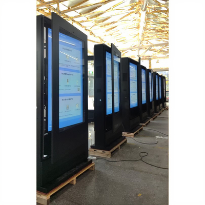 75''85''98''  High-Brightness Waterproof Lightning Protected Outdoor Lcd Vertical Advertising Machine IP65 Indoor Digital Poster