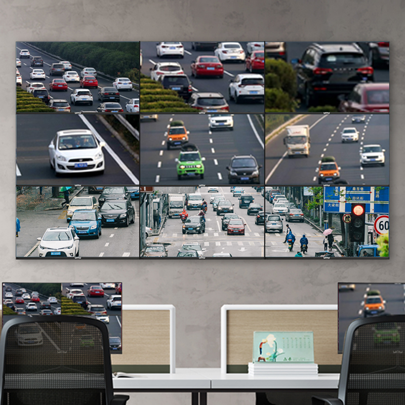 Indoor Lcd Splicing Screen Video Wall Advertising Display  LCD Advertising Screens  Ips Panel  Conferences Subway Shoppingmall